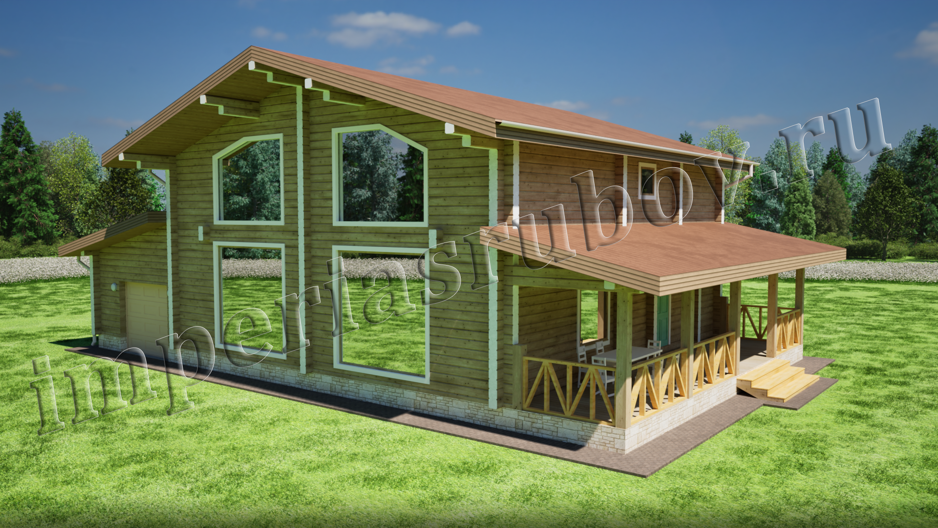 Дом с гаражом